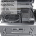Outdoor kitchen deep fryer and steamer grill insert for Sunstone Alamo island featuring a 304 stainless steel basket and strainer.