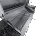 Sunstone Dallas 14 ft Hybrid Grill Island open 42-inch charcoal grill with stainless grates and pizza stone rack insert
