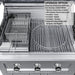 Sunstone SCPMAGNOLIA10 Magnolia ADA grill upgrade option deep fryer and steamer insert with basket inside stainless grill.
