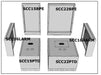 Diagram showing Sunstone SCC16LARM left arm panel 16" component (labeled SCC16LARM) used in pellet grill base drawer assembly.