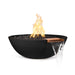 The Outdoor Plus Sedona GFRC Concrete Fire & Water Bowl - Black