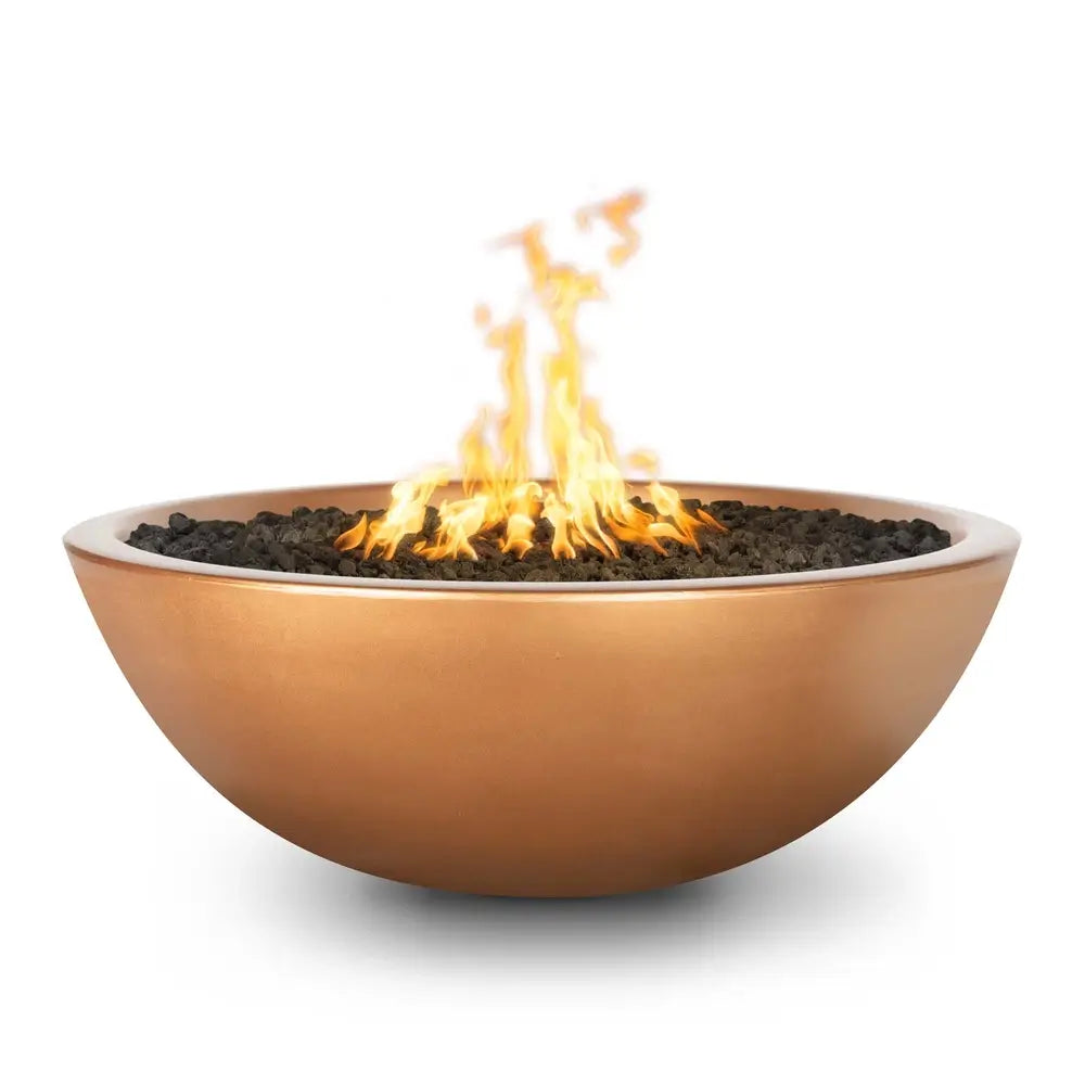 The Outdoor Plus Sedona GFRC Fire Pit – Narrow Ledge Bronze