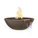 The Outdoor Plus Sedona GFRC Concrete Fire & Water Bowl - Chocolate