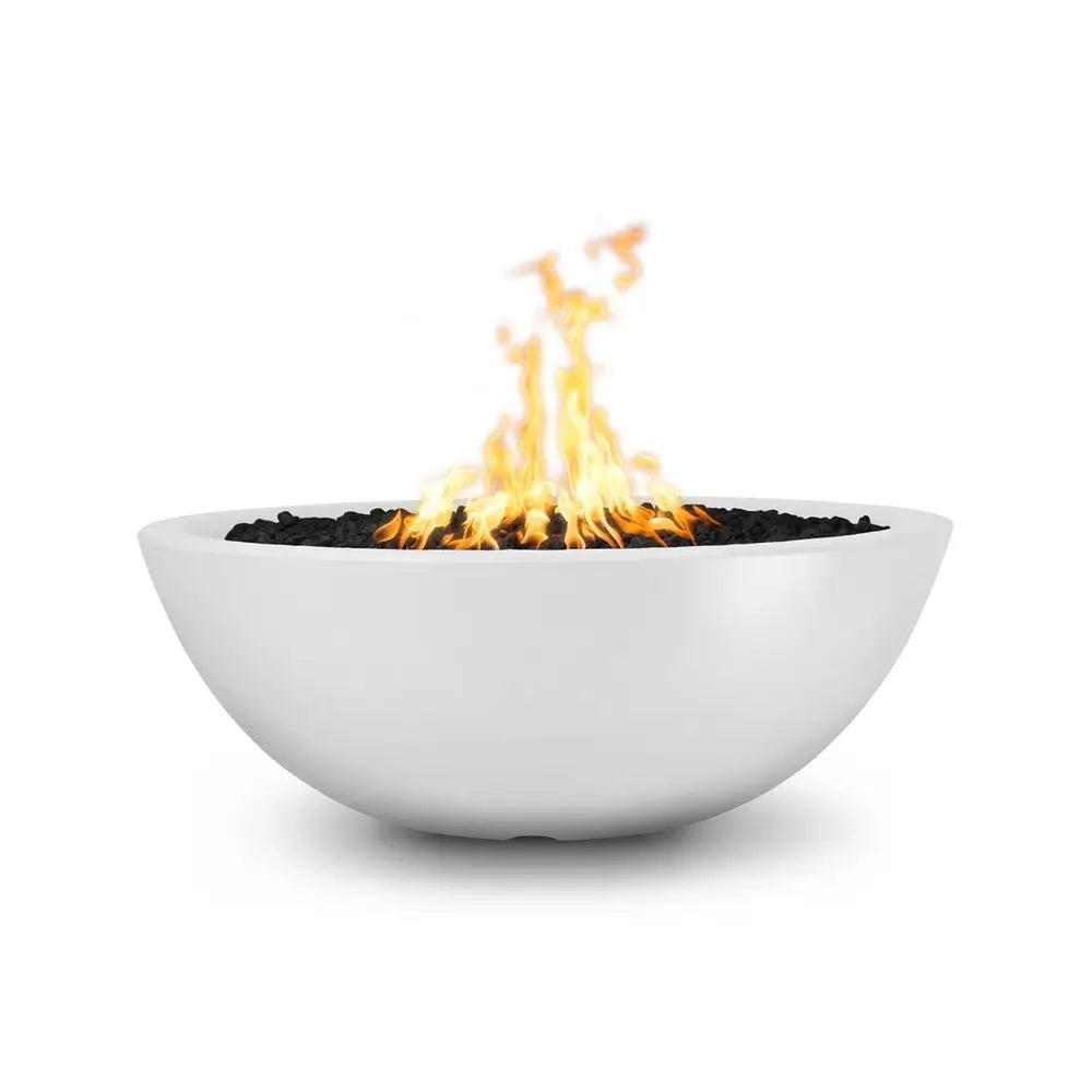 The Outdoor Plus Sedona GFRC Fire Pit – Narrow Ledge Limestone