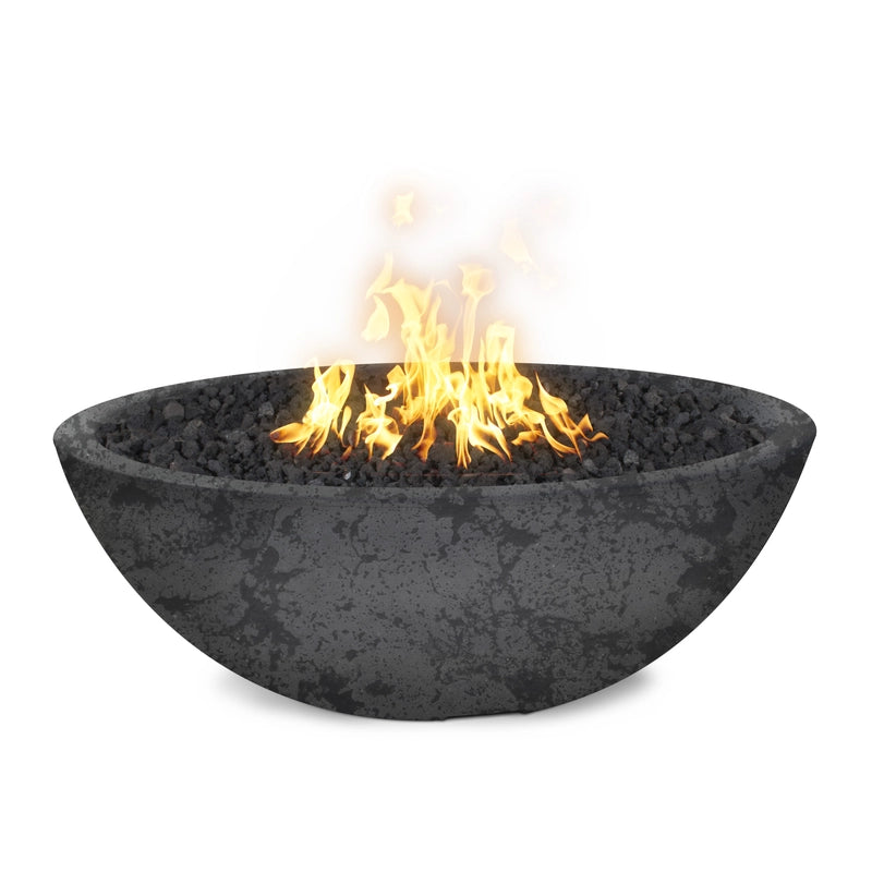 The Outdoor Plus Sedona GFRC Concrete Fire Bowl - Rustic Gray