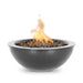 The Outdoor Plus Sedona Metal Powder Coat Fire Bowl - Silver Vein Finish