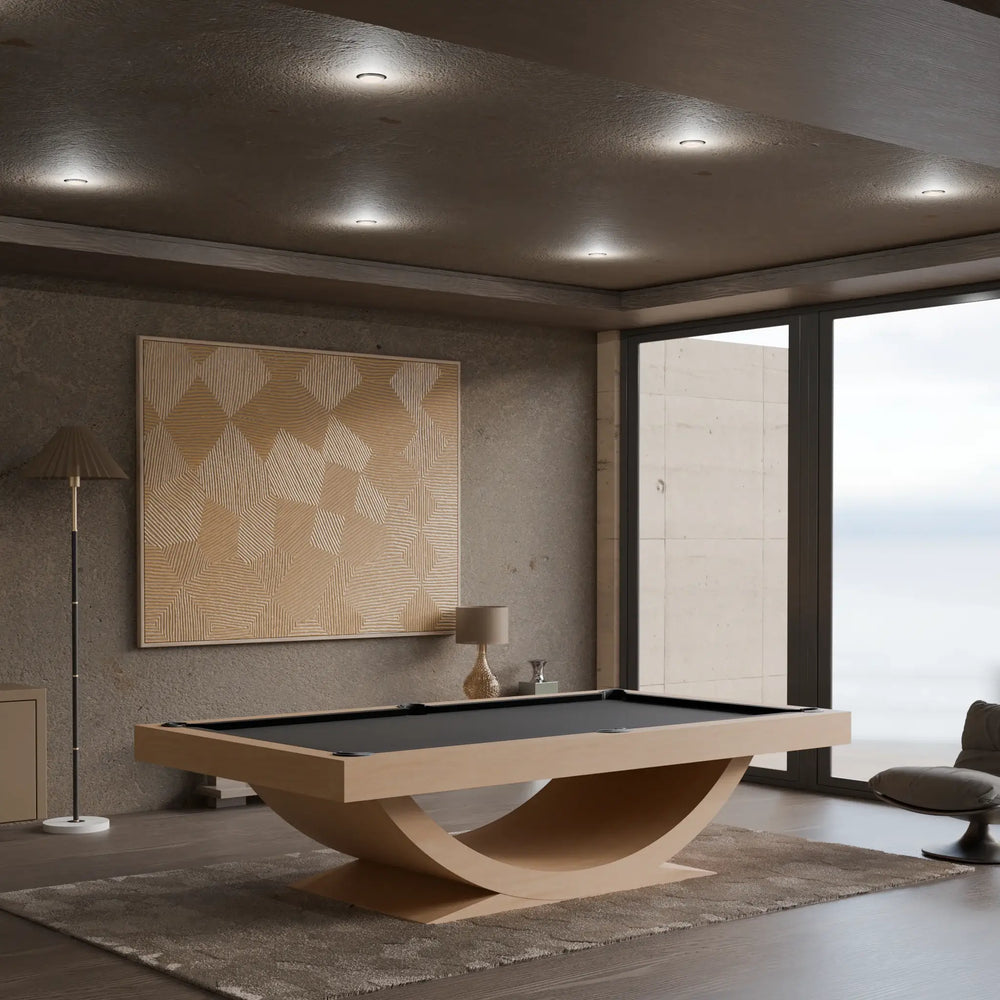 Arts Gameroom Siamun Pool Edition - White Oak Finish
