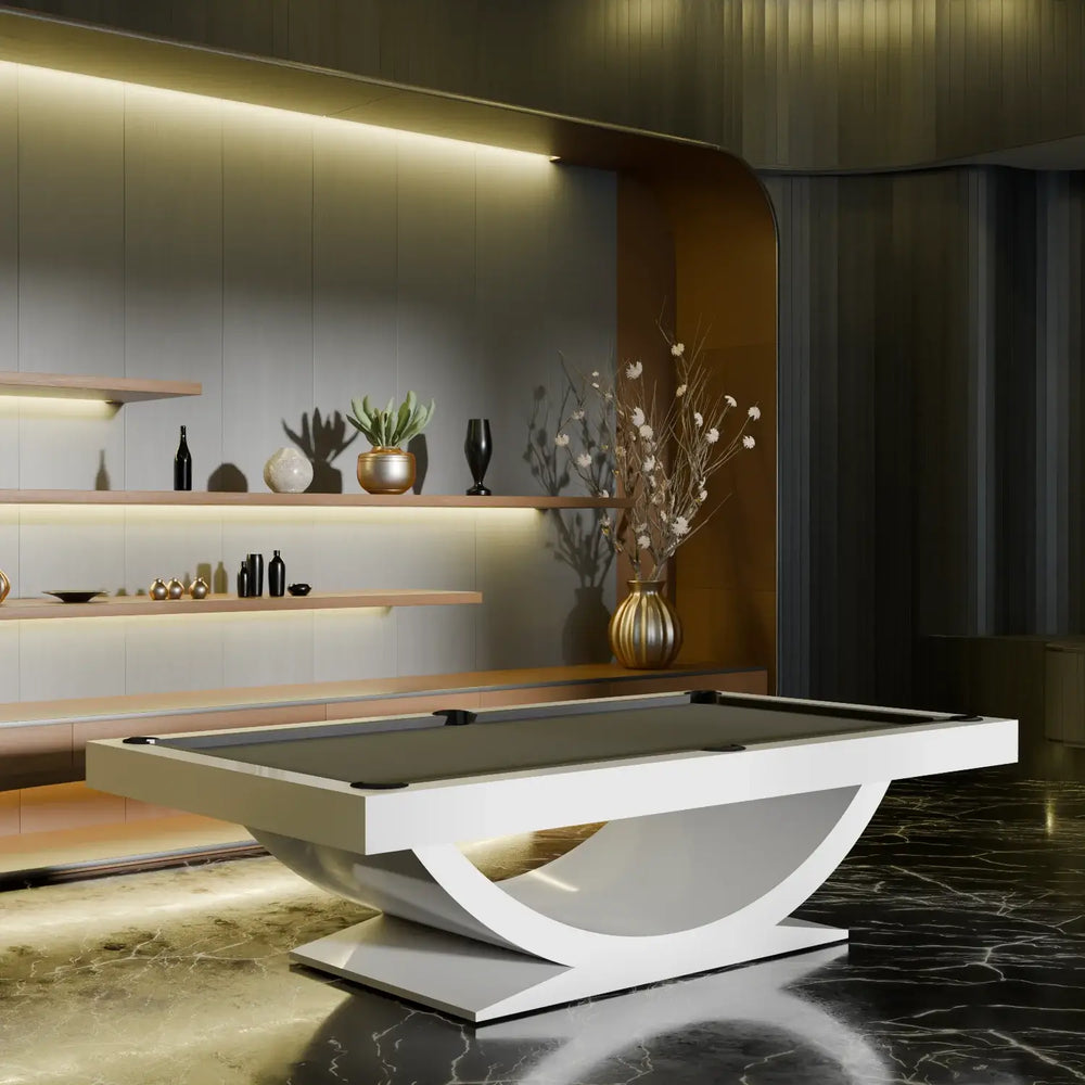 Arts Gameroom Siamun Pool Edition - White Lifestyle finish