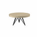 Star Edition Round Poker Table by Arts Gameroom White Oak