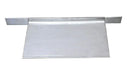 Sunstone P-Divider 304 stainless steel flame divider panel for grill, flat heat shield with mounting tabs, shown on white background.