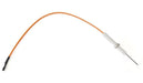 Sunstone P-GIMwire impulse igniter wire for right burner, orange ignition lead with ceramic electrode and black connector, BBQ grill replacement part