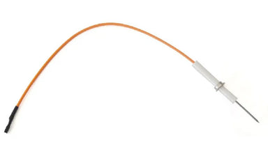 Sunstone P-GIMwire impulse igniter wire for right burner, orange ignition lead with ceramic electrode and black connector, BBQ grill replacement part