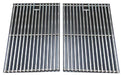 Sunstone P-GSet3B 304 stainless steel cooking grate set for 28-inch grill, two-piece rod grates with lift handles on white background.