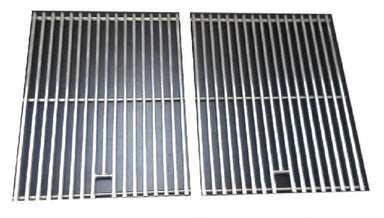 Sunstone P-GSet4B 304 stainless steel cooking grate set for 34-inch grill, three-piece rod grates with lift handles on white background.