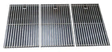 Sunstone P-GSet5B 304 stainless steel cooking grate set for 42-inch grill, three-piece rod grates with lift handles on white background.