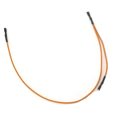 Sunstone P-IgnitorW-sp IR back burner ignitor split wire, orange dual-lead ignition cable with black connectors, replacement BBQ grill part .