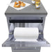 Sunstone SBC18DPIC stainless steel outdoor drawer with paper towel holder and prep shelf for grill island storage.