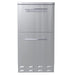 Sunstone SBC18DPIC stainless steel paper towel, cutlery, and ice chest drawer combo for outdoor kitchen islands.