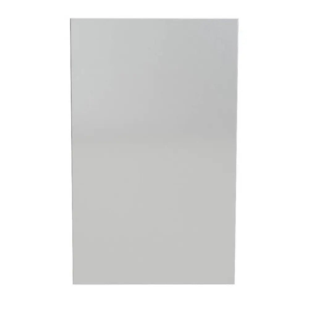 Sunstone SWC21EP 21-inch upper wall cabinet end panel in 304 stainless steel with a polished vertical grain.