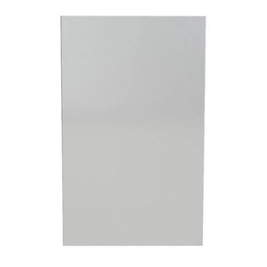 Sunstone SWC21EP 21-inch upper wall cabinet end panel in 304 stainless steel with a polished vertical grain.