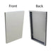 Profile view of the Sunstone SWC21EP 21-inch side panel showcasing the slim-line mounting edge for a flush finish.