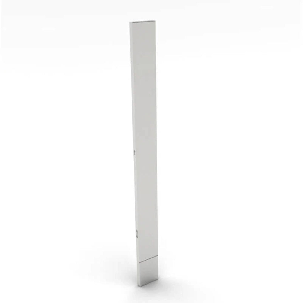 Sunstone SCC3SPB 3-inch stainless steel front spacer panel with adjustable kick plate for outdoor kitchen island cabinet filler.