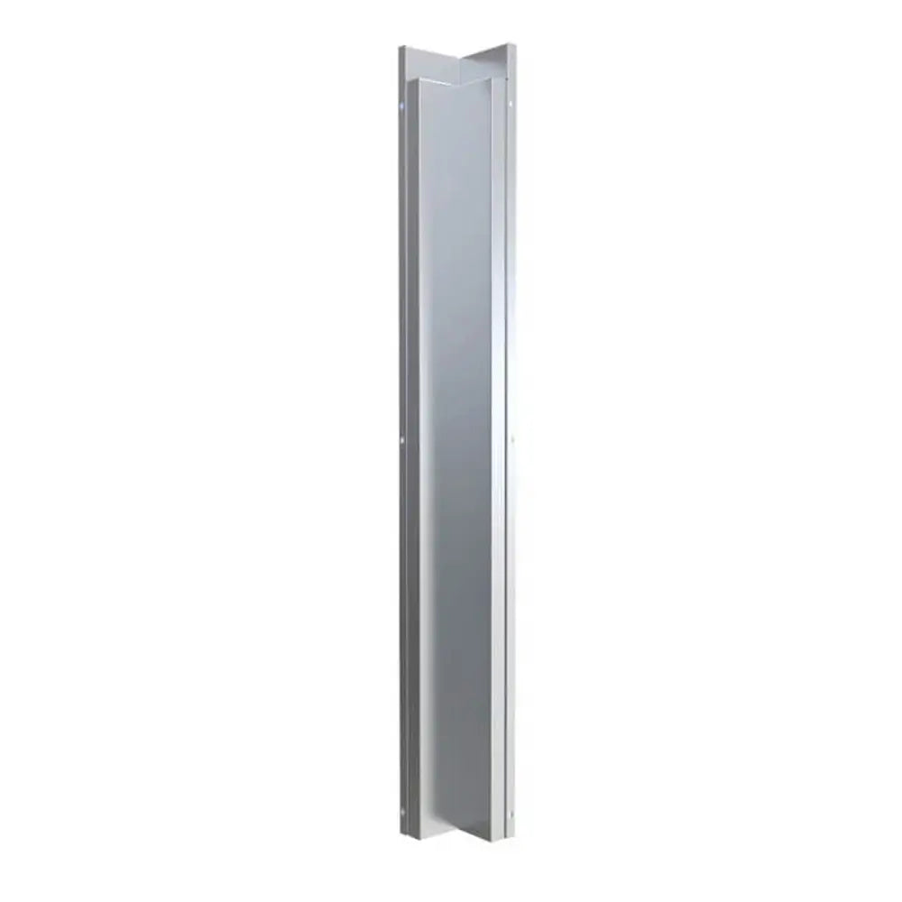 Sunstone SWC3SP90 3x3 inch stainless steel 90-degree corner spacer panel for outdoor kitchen wall cabinets.