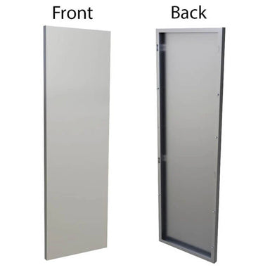 Front and rear view of the Sunstone SWC42EP 42-inch wall cabinet end panel showing mounting edges and finished surface.
