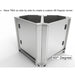 Two Sunstone SBC3C45 45-degree corner cabinets placed side-by-side to form a seamless 90-degree corner for a modular outdoor kitchen island.