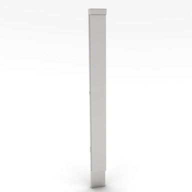 Sunstone SCC3SPF 3-inch stainless steel front spacer panel with adjustable kick plate for outdoor kitchen island cabinet filler.