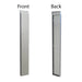 Profile view of Sunstone SWC6SPF 6-inch wide spacer panel for filling gaps in full-height wall cabinet runs.
