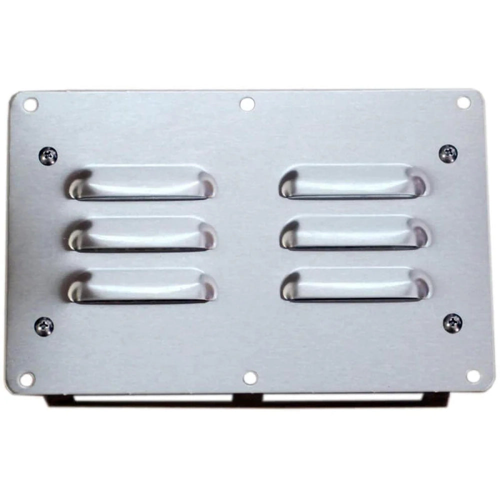Sunstone VENT-GBOX 9-inch by 6-inch stainless steel stackable vent box for outdoor kitchen island airflow.