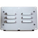 Sunstone VENT-GBOX 9-inch by 6-inch stainless steel stackable vent box for outdoor kitchen island airflow.