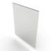 Front perspective of the Sunstone SCC27EP 304 stainless steel universal base end panel for 27-inch depth outdoor kitchen cabinets, featuring a clean brushed metal finish.