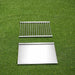 Tagwood BBQ03SS Mini Santa Maria grill accessories including stainless grill grate and flat griddle