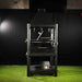 Tagwood BBQ BBQ12SI Argentine grill indoor showroom display with chimney hood