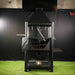 Tagwood BBQ BBQ12SI Gaucho charcoal grill with open side door and prep shelves