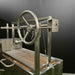 Tagwood BBQ03SS Santa Maria grill adjustable crank lift system and grill grate close-up