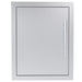 Sunstone TEX-16SD 16" reversible access door in 304 stainless steel, flush-mount outdoor kitchen storage door with handle.