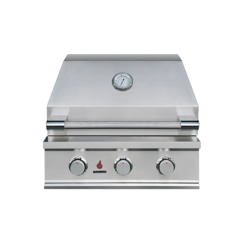 TrueFlame E Series 25" Built-In Gas Grill - 3 Burners, 42,000 BTUs