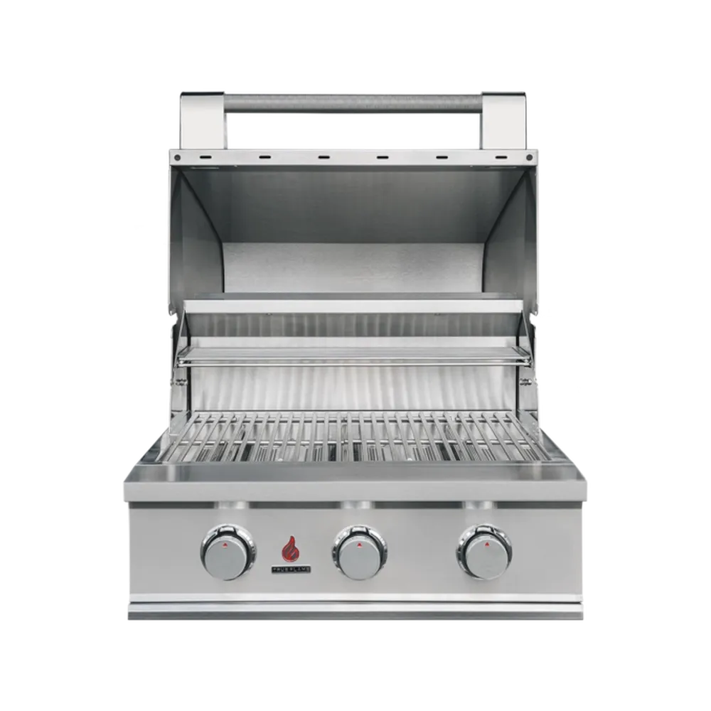 TrueFlame E Series 25" Built-In Gas Grill - 3 Burners, 42,000 BTUs