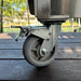 Tagwood BBQ18SS heavy-duty locking caster wheel detail for grill cart