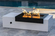 The Outdoor Plus Moonstone Fire Pit – Black & White Close up