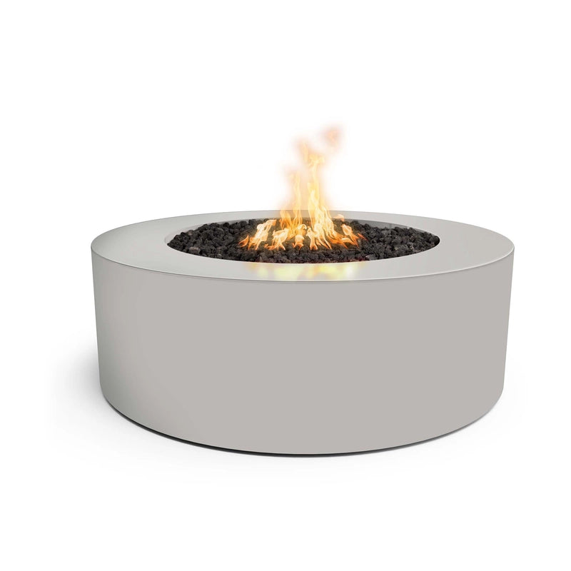 The Outdoor Plus Unity Round Fire Pit Pewter Finish