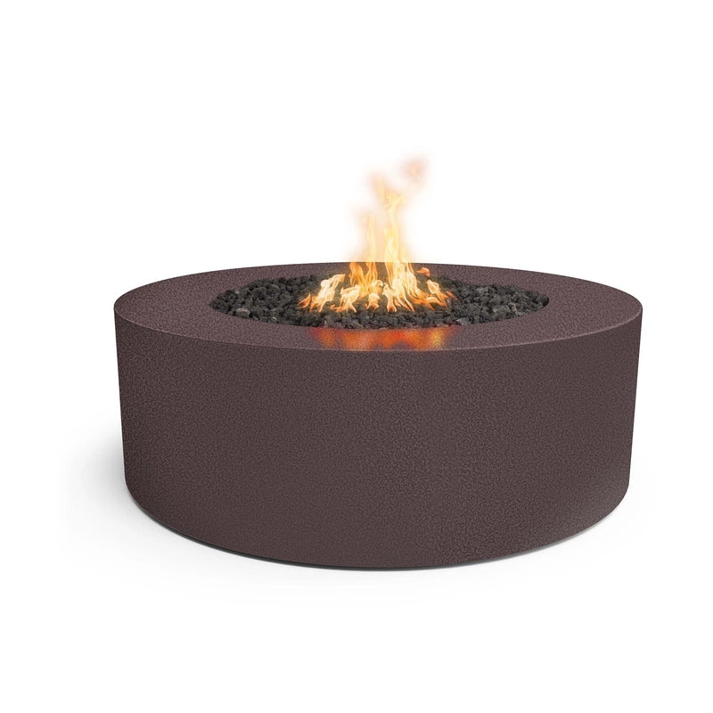 The Outdoor Plus Unity Round Fire Pit Copper Vein Finish