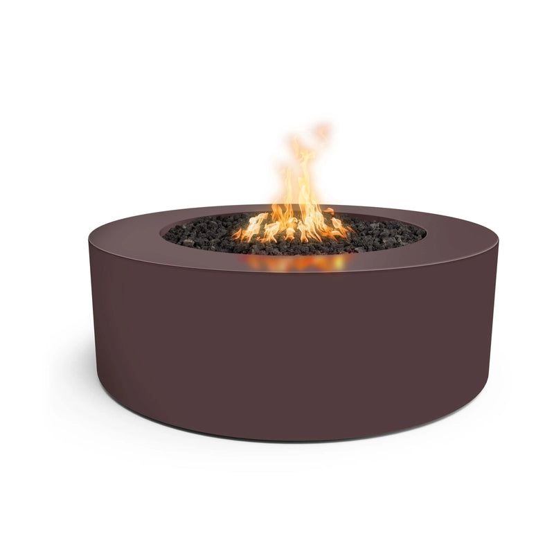 The Outdoor Plus Unity Round Fire Pit Java Finish