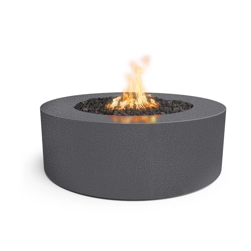 The Outdoor Plus Unity Round Fire Pit Silver Vein Finish