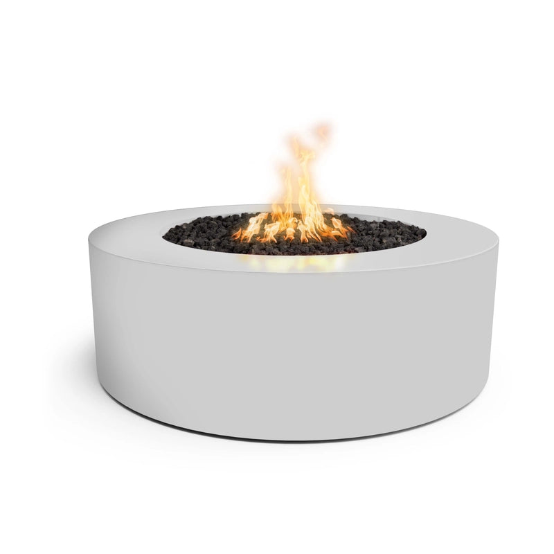 The Outdoor Plus Unity Round Fire Pit White Finish