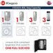 Kegco V32ADA-BSL keg capacity chart fitting one full size keg, one sixth barrel, or three Cornelius ball lock kegs
