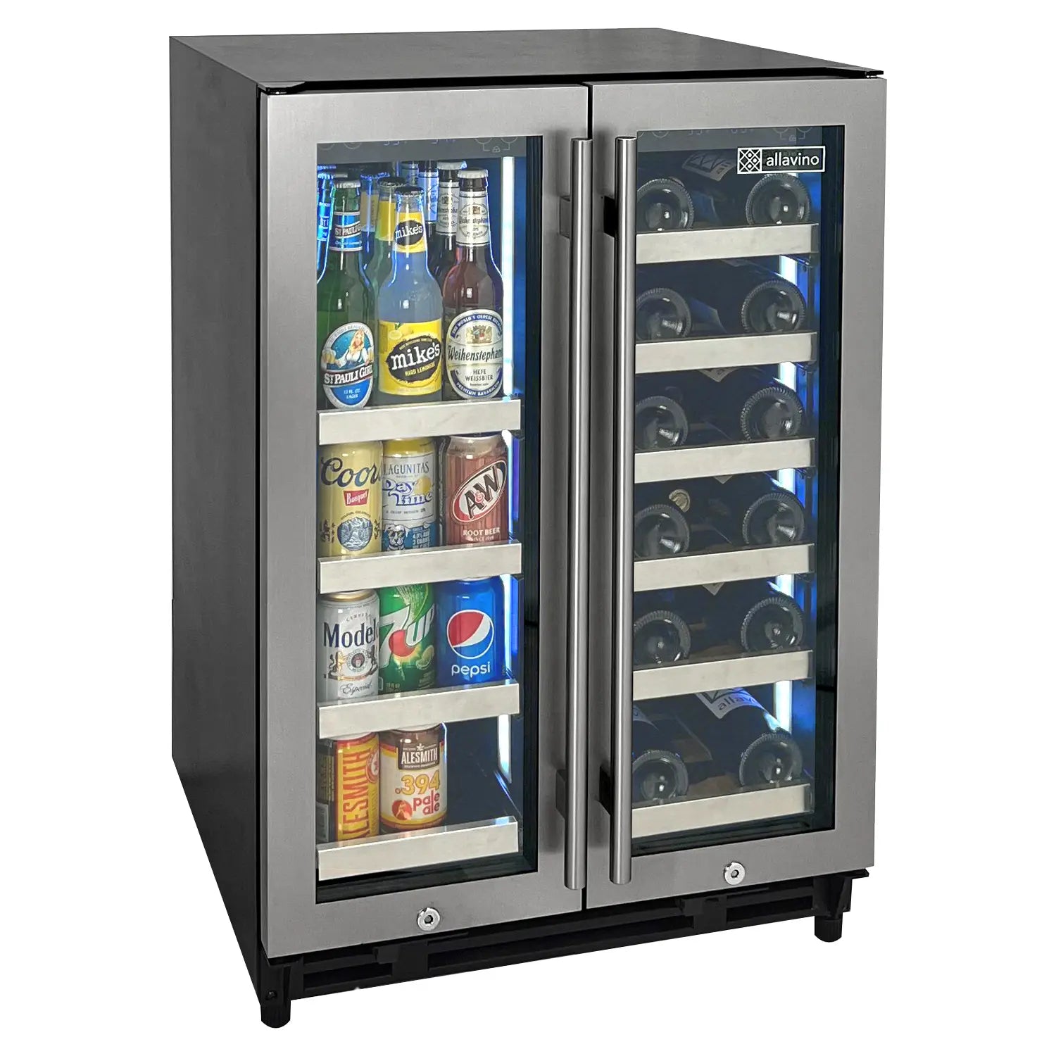 Allavino Reserva Series Model VSBCW34FD 24" Wide Wine Refrigerator and Beverage Center